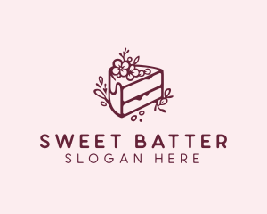 Sweet Wedding Cake  logo design