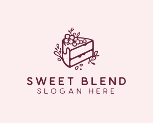 Sweet Wedding Cake  logo design