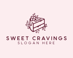 Sweet Wedding Cake  logo design