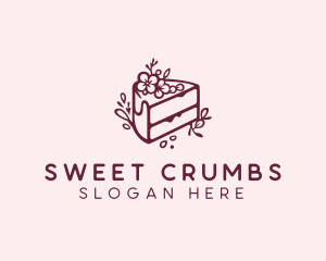 Sweet Wedding Cake  logo design