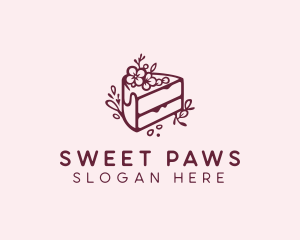 Sweet Wedding Cake  logo design