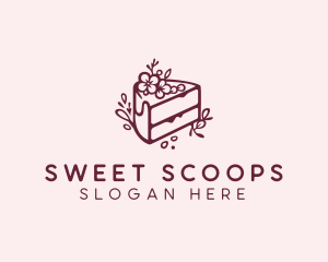 Sweet Wedding Cake  logo design