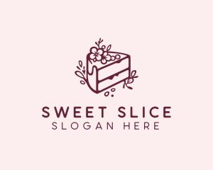 Sweet Wedding Cake  logo design