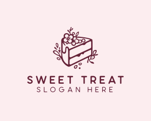 Sweet Wedding Cake  logo design