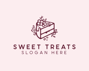 Sweet Wedding Cake  logo design