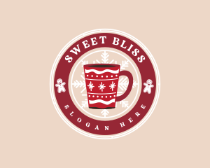 Christmas Chocolate Drink logo design