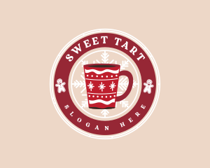 Christmas Chocolate Drink logo design