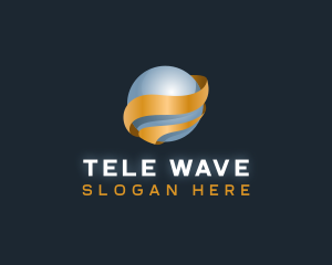 Deluxe Wave Sphere logo design