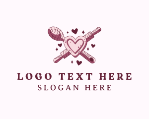 Spoon Roller Pin Baking logo