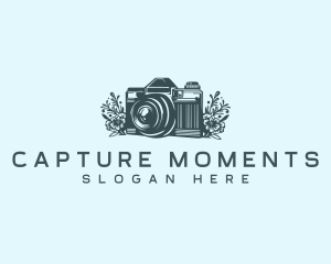 Floral Film Photography logo design