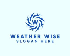 Wind Weather Cyclone  logo design