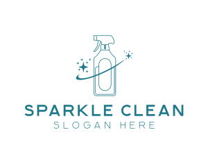 Cleaning Bottle Spray logo