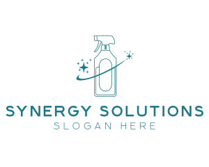Cleaning Bottle Spray logo