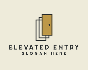 Hotel Door Room logo design