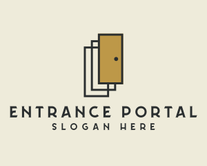 Hotel Door Room logo design