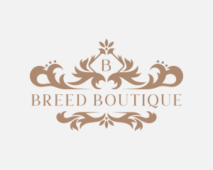 Elegant Floral Boutique logo design