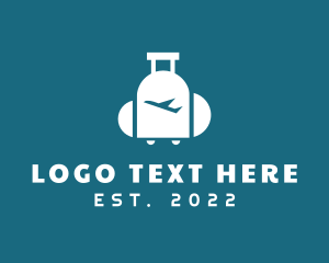 Airplane Luggage Travel logo