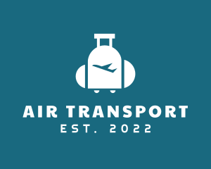 Airplane Luggage Travel logo design