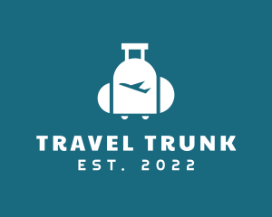 Airplane Luggage Travel logo