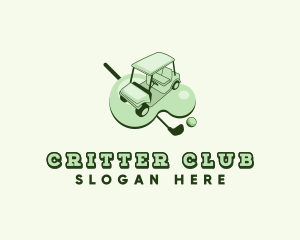 Golf Cart Vehicle logo design