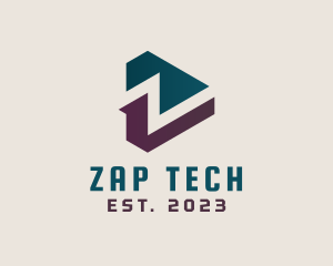 Generic Triangle Letter Z logo design