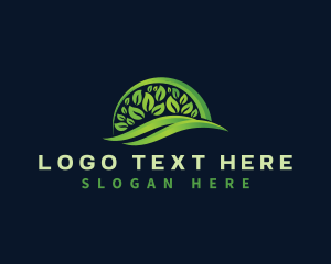 Organic Leaves Nature logo