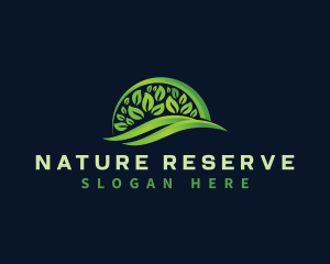 Organic Leaves Nature logo design