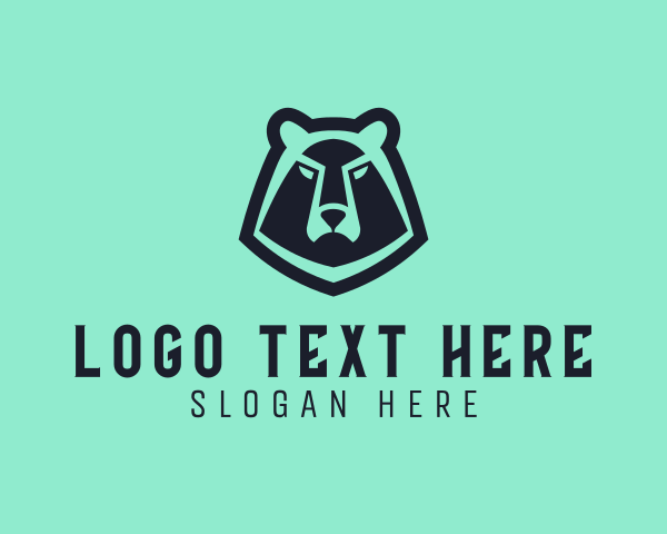 Bear Beast Animal logo