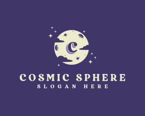 Cosmic Dream Moon logo design