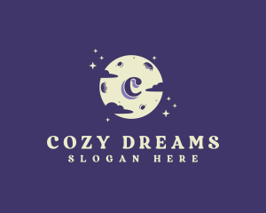 Cosmic Dream Moon logo design