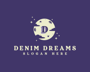 Cosmic Dream Moon logo design