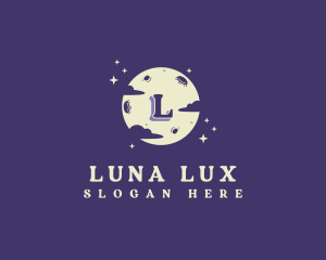 Cosmic Dream Moon logo design