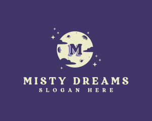 Cosmic Dream Moon logo design