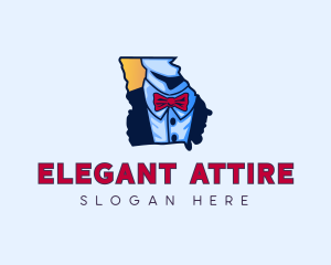 Georgia Formal Bow Tie logo design