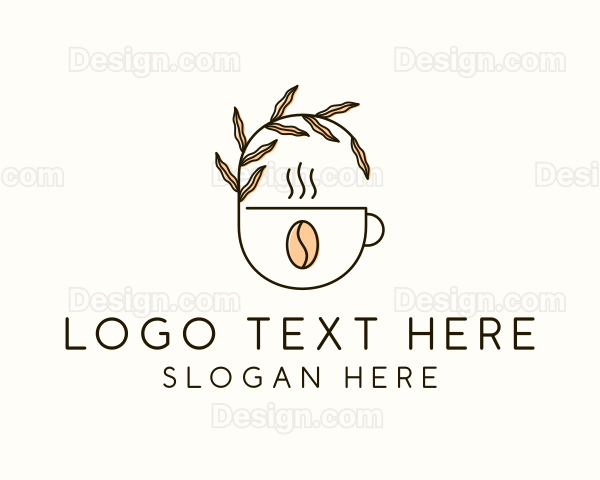 Organic Cup Coffee Logo