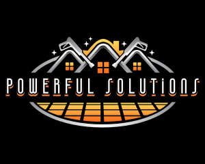 Pressure Washer Sanitation Janitorial logo design