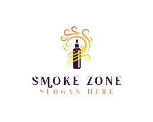 Cigarette Smoke Vape logo design