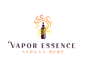 Cigarette Smoke Vape logo design