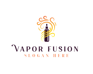 Cigarette Smoke Vape logo design