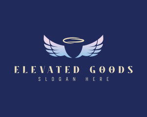 Heavenly Angel Wings logo design