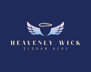 Heavenly Angel Wings logo design