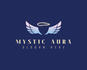 Heavenly Angel Wings logo design