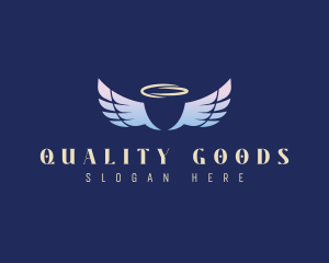 Heavenly Angel Wings logo design