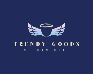 Heavenly Angel Wings logo design