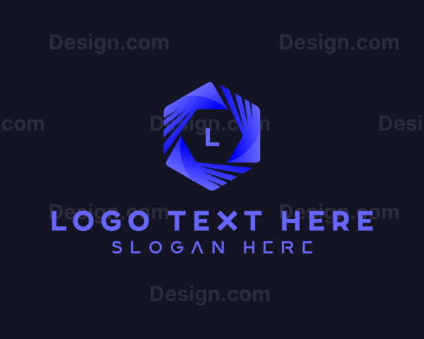 Generic Tech Hexagon Logo