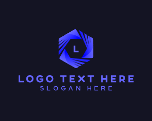 Generic Tech Hexagon Logo