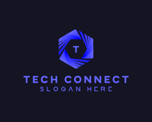 Generic Tech Hexagon logo
