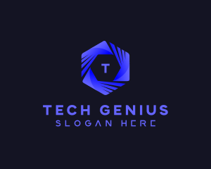 Generic Tech Hexagon logo