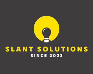 Lamp Lightbulb Idea   logo design