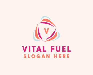 Vitality Wellness Triangle logo design